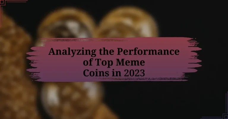 Analyzing the Performance of Top Meme Coins in 2023