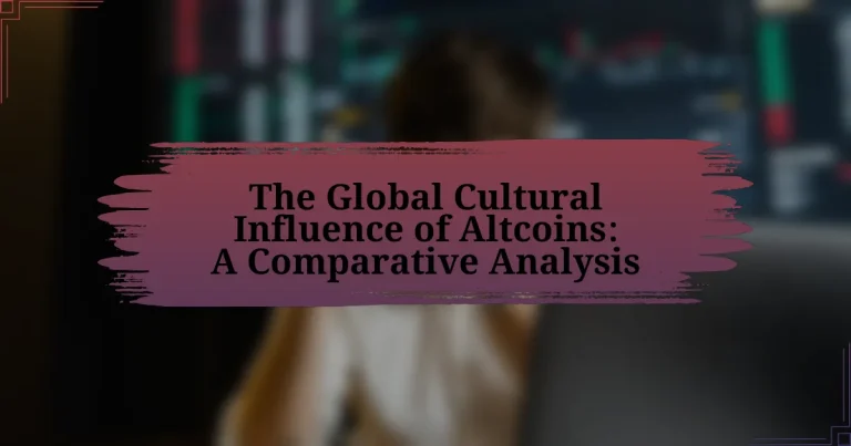 The Global Cultural Influence of Altcoins: A Comparative Analysis